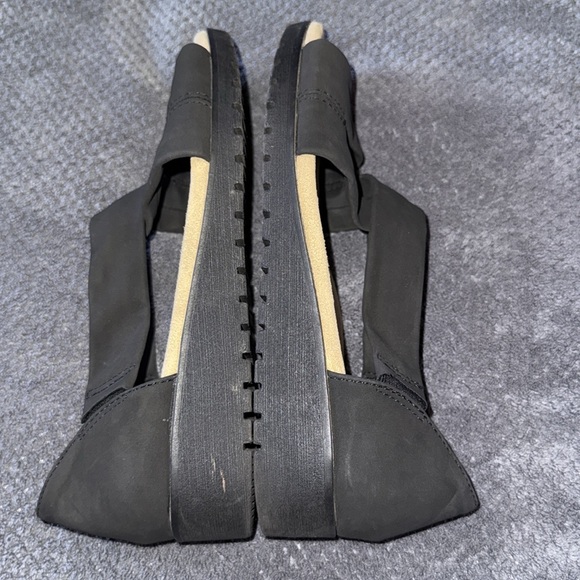 Earth Spirit‎ Black Gelron Cushion Cross Strap Comfort Sandals Size 7.5 - Picture 10 of 11